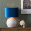 Willow White Leaf Detail Stoneware Table Lamp - Base Only