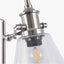 Chaplin Concrete, Chrome and Glass Table Lamp