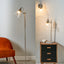Chaplin Concrete, Chrome and Glass Table Lamp