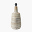 Dambula Grey Wash Wood Textured Tall Neck Table Lamp - Base Only