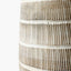 Dambula Grey Wash Wood Textured Tall Neck Table Lamp - Base Only