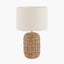 Acer Natural Woven Tall Table Lamp