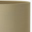 Celia Taupe and White Pattern Ceramic Table Lamp Base with Harry 30cm Taupe Cotton Mix Cylinder Lampshade