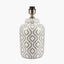 Celia Taupe and White Pattern Ceramic Table Lamp - Base Only