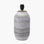 Kira White and Black Textured Stoneware Table Lamp
