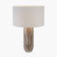 Visage Grey Face Design Tall Stoneware Table Lamp