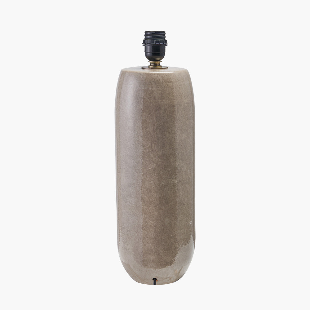 Visage Grey Face Design Tall Stoneware Table Lamp