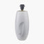 Visage White Face Design Small Stoneware Table Lamp