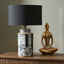 Fenella Black and White Photographic Design Table Lamp
