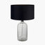 Ophelia Grey Bubble Glass Table Lamp