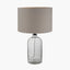 Ophelia Grey Bubble Glass Table Lamp
