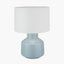 Nora Duck Egg Blue Crackle Effect Table Lamp