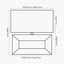 Block Black Ceramic Rectangular Table Lamp