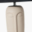 Rushmore Cream Texture Ceramic Table Lamp With Face Detail
