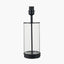 Westwood Clear Glass and Black Metal Table Lamp