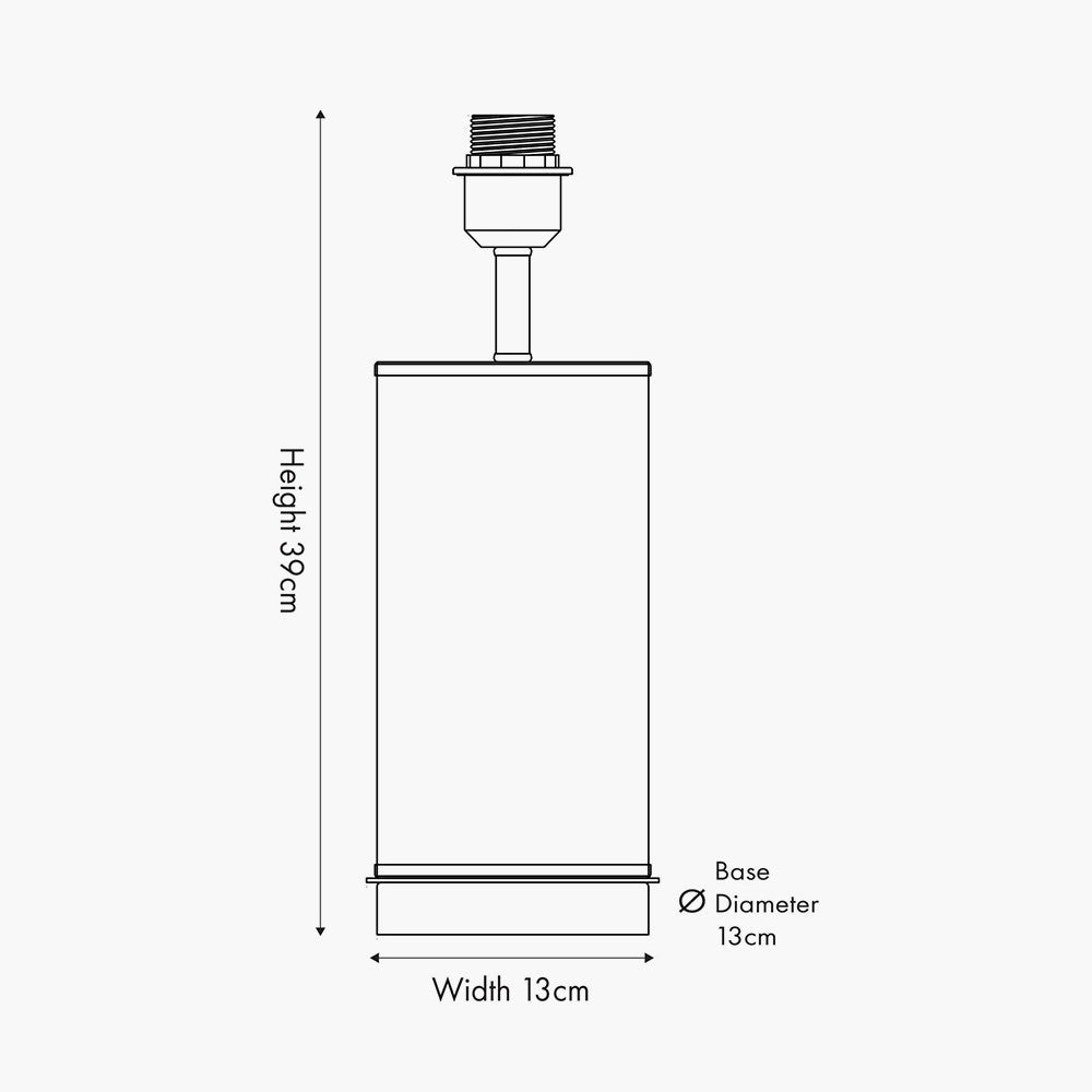 Westwood Clear Glass and Black Metal Table Lamp