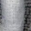 Zuri Large Shiny Silver Metal Pot Table Lamp Base with Henry 45cm White Handloom Cylinder Lampshade
