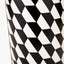 Victor Black and White Geometric Hand Painted Metal Table Lamp