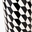Victor Black and White Geometric Hand Painted Metal Table Lamp