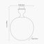 Elkorn Black and White Coral Ceramic Table Lamp Base