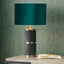 Alnico Black and Brass Metal Textured Table Lamp Base