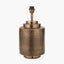 Zuri Antique Brass Metal Pot Table Lamp } OUTLET