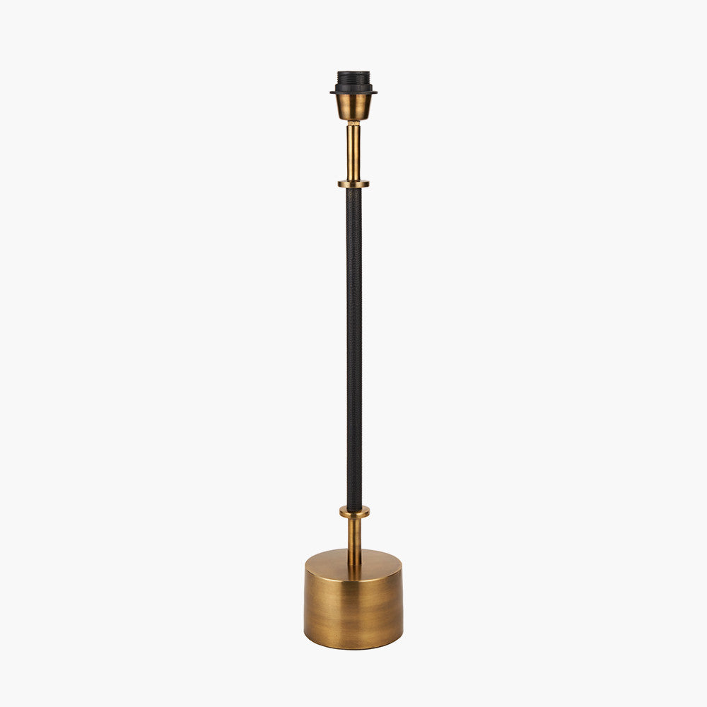 Antoine Black Croc and Antique Brass Metal Table Lamp Base with Malia 35cm Mulberry Red Mushroom Pleat Scalloped Tapered Lamp Shade