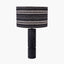 Aurelia Embossed Black Wood Tall Table Lamp Base