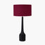 Marin Black Wood Tall Neck Table Lamp Base