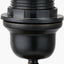Marin Black Wood Tall Neck Table Lamp Base