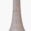 Ioan Grey Engraved Wood Bottle Table Lamp