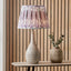 Ioan Grey Engraved Wood Bottle Table Lamp
