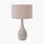 Ioan Grey Engraved Wood Bottle Table Lamp