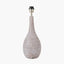 Ioan Grey Engraved Wood Bottle Table Lamp