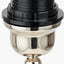 Ioan Grey Engraved Wood Bottle Table Lamp