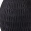 Ioan Black Engraved Wood Bottle Table Lamp