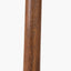 Toma Oiled Wood Tall Neck Table Lamp Base with Izara 35cm Racing Green Ikat Patterned Mushroom Pleat Tapered Lampshade