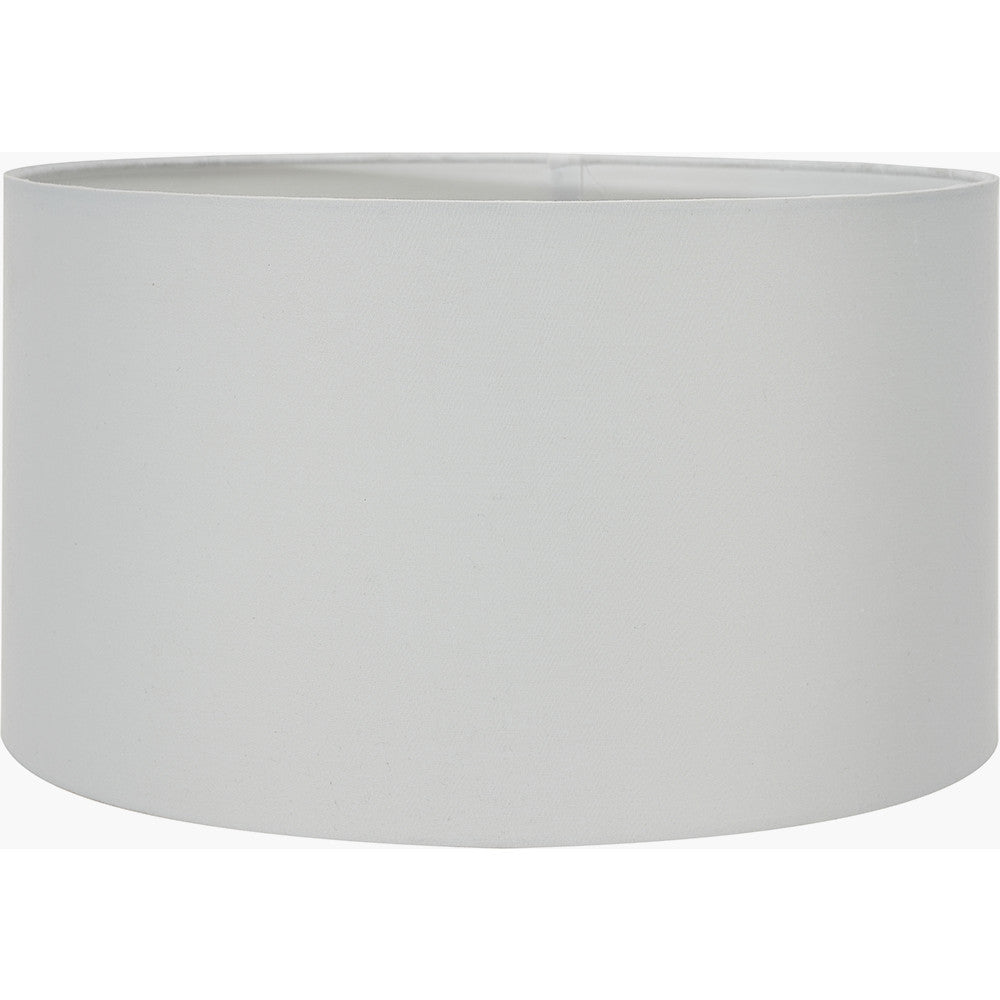 Sofia Black and Gold Enamel Table Lamp Base with Harry 35cm Ivory Cotton Mix Cylinder Lampshade