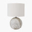 Viejo Grey Stone Effect Ceramic Table Lamp