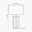Lushan Green Scalloped Ceramic Table Lamp