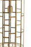 Hanging lamp 24x45 cm SSTRENE antique bronze+glass