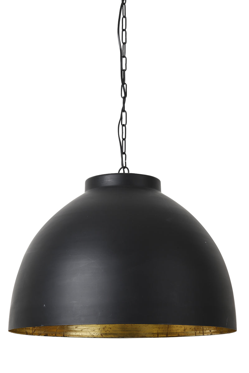 Hanging lamp 60x42 cm KYLIE black-gold