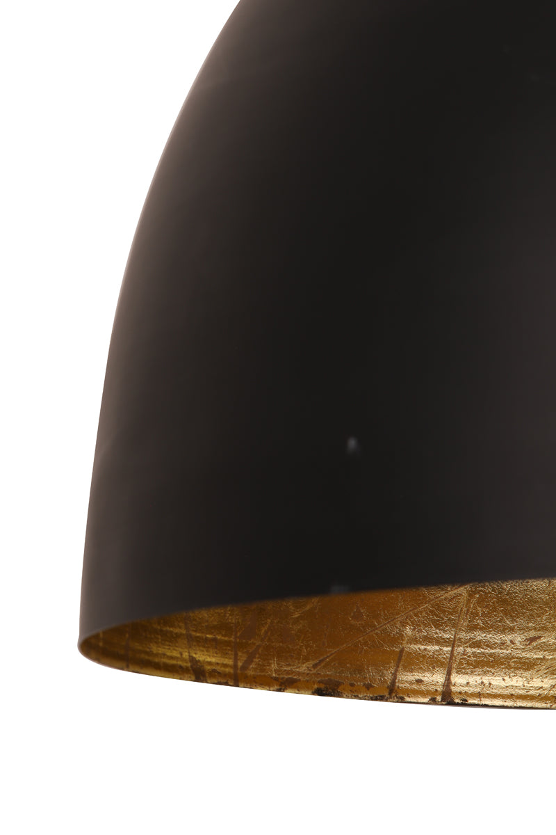 Hanging lamp 60x42 cm KYLIE black-gold