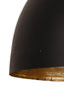 Hanging lamp 60x42 cm KYLIE black-gold