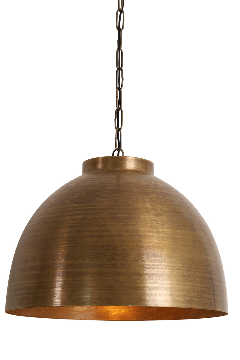 Hanging lamp 60x42 cm KYLIE raw old bronze