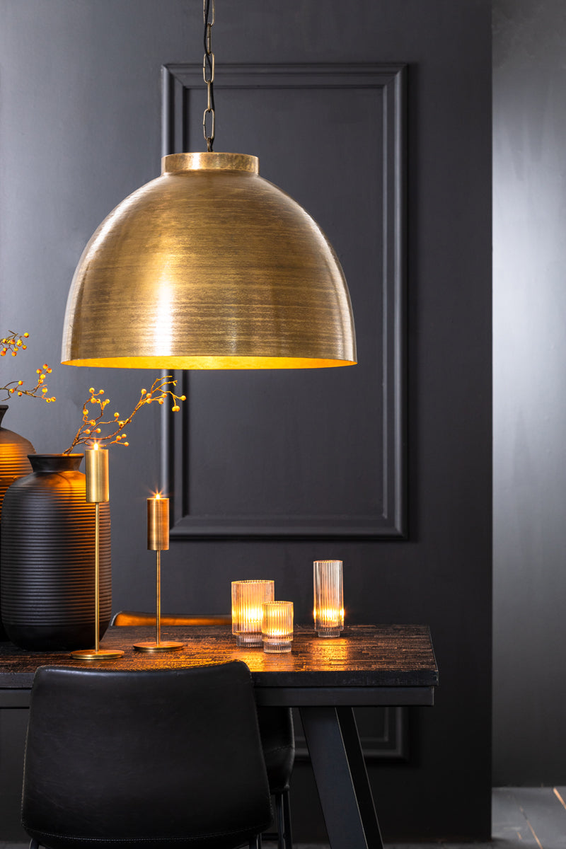 Hanging lamp 60x42 cm KYLIE raw old bronze