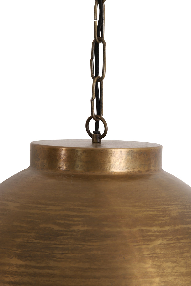 Hanging lamp 60x42 cm KYLIE raw old bronze