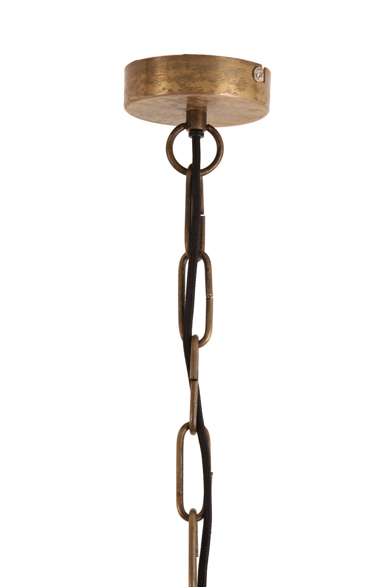 Hanging lamp 60x42 cm KYLIE raw old bronze