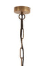 Hanging lamp 60x42 cm KYLIE raw old bronze