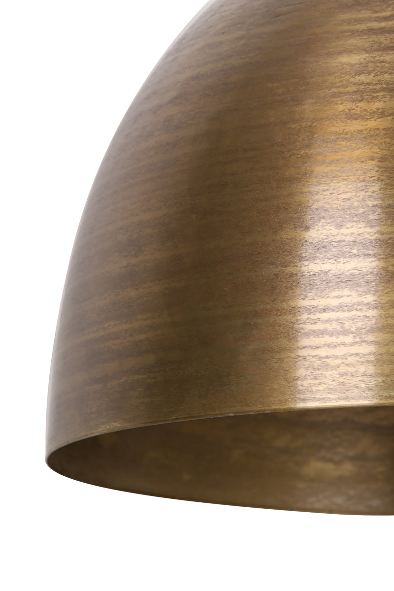 Hanging lamp 60x42 cm KYLIE raw old bronze
